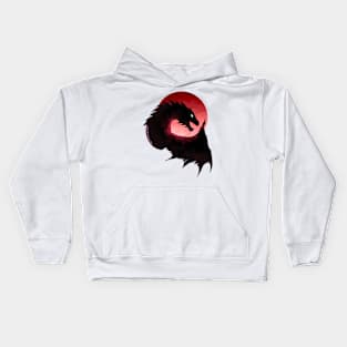 Blood Moon Dragon Kids Hoodie